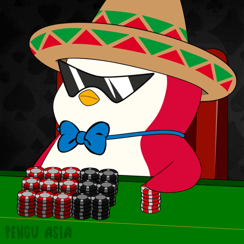 Poker Face Win GIF by Pengu Asia
