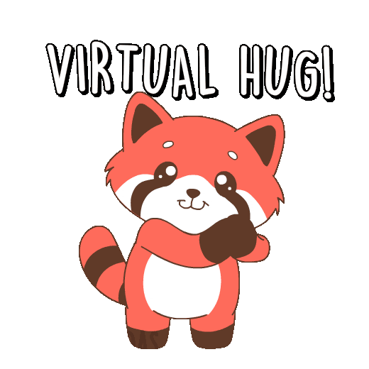 Thinking Of You Hug Sticker