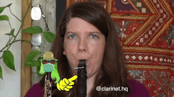 clarinethq cartoon silly lesson clarinet GIF
