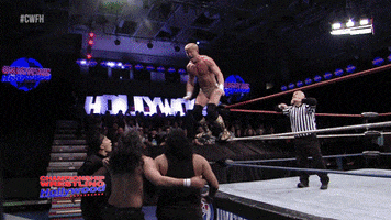 Lets Go Jump GIF by United Wrestling Network