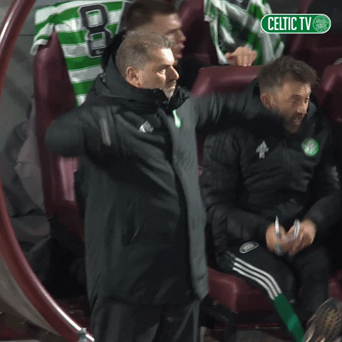 Hands Up Celebration GIF by Celtic Football Club