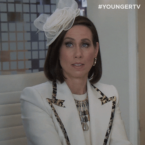 Confused Ew GIF by YoungerTV