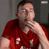 Champions League Eating GIF by Liverpool FC