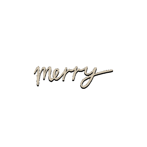 Merry Christmas Lettering Sticker by Artistro Art Supplies