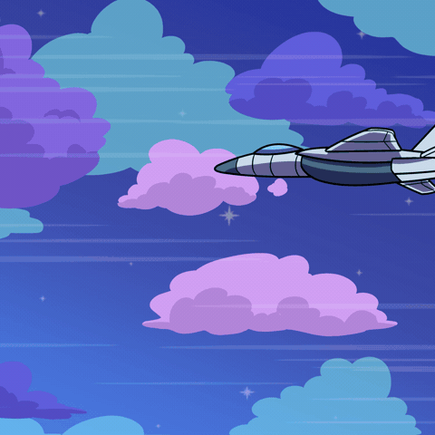 Flying On My Way GIF by Robbie