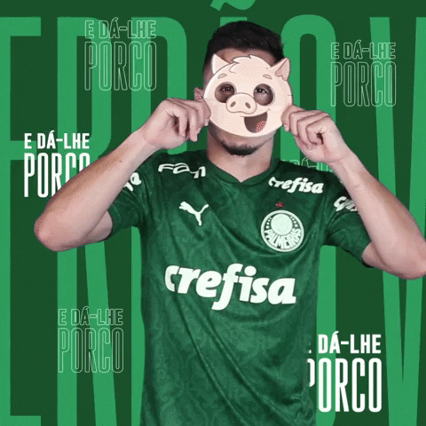 Mask Smile GIF by SE Palmeiras