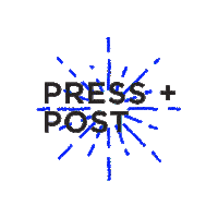 PressandPost marketing pr calgary yyc Sticker