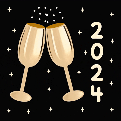 New Year Champagne GIF by sylterinselliebe