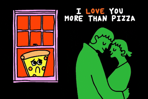 I Love You More Than Pizza Giphy Clips
