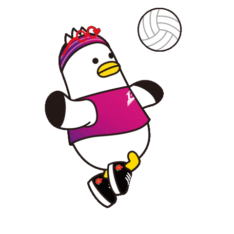 Volleyball Serve Sticker by boogi_in_busan