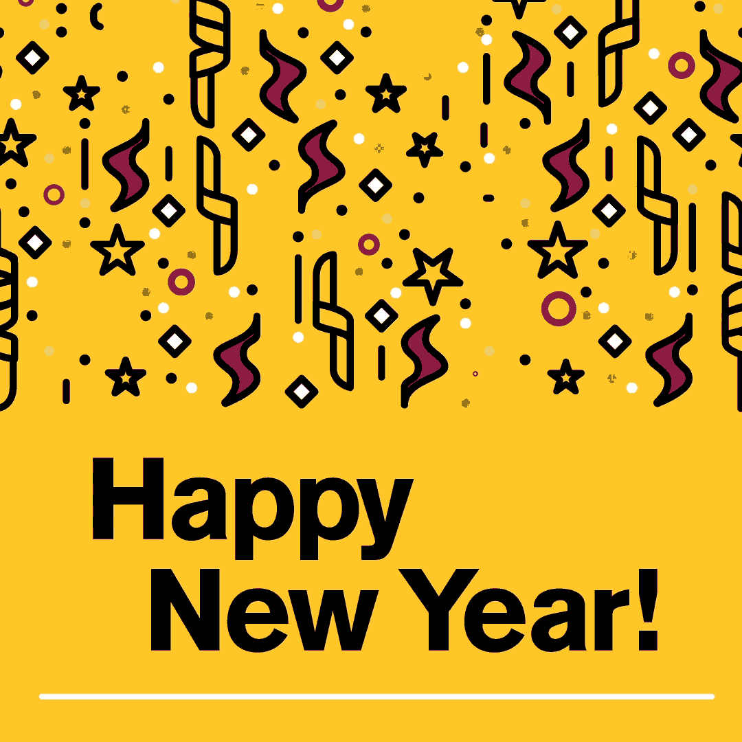 New Year Sparkle GIF by Arizona State University