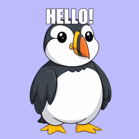Good Day Hello GIF by Puffins