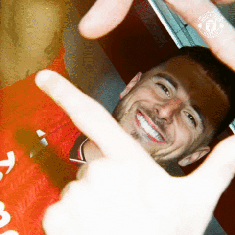 Premier League Smile GIF by Manchester United