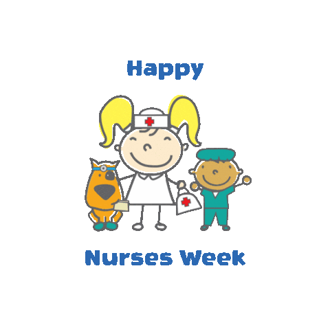 Happy Nurses Week Sticker by LittleSmilesFL