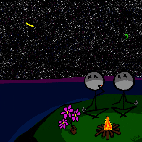 Camping Puff Puff Pass GIF by Stoner Stick People