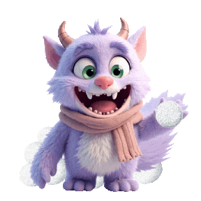 Cute Monster Sticker