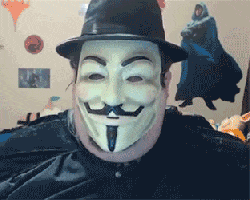 Guy Fawkes Mask GIFs - Find & Share on GIPHY