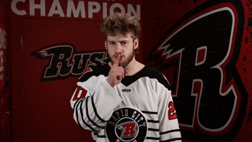 Shhhh GIF by Rapid City Rush