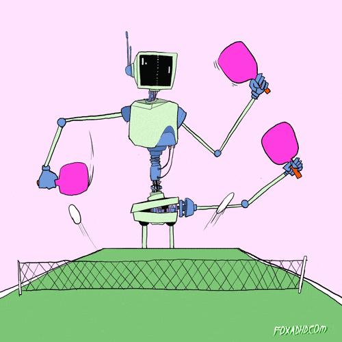Ping Pong Robot GIF by Animation Domination High-Def - Find & Share on GIPHY