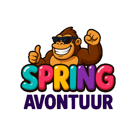 Springavontuur Sticker