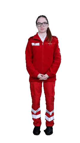 Gebärdensprache Roteskreuz Sticker by Österreichisches Rotes Kreuz