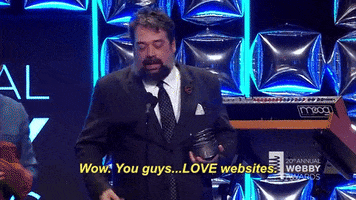 the onion 5 word speech GIF by The Webby Awards