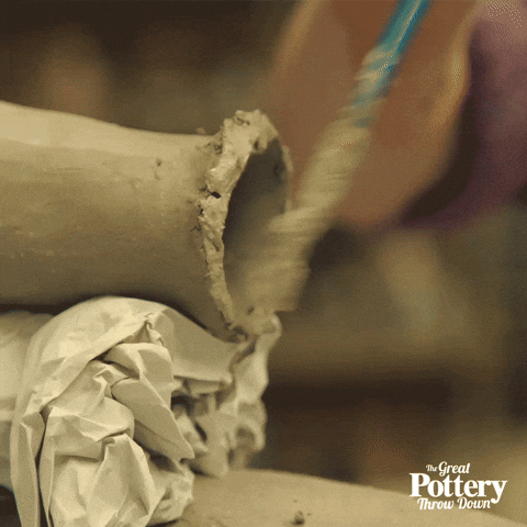 Art Tapping GIF by The Great Pottery Throw Down