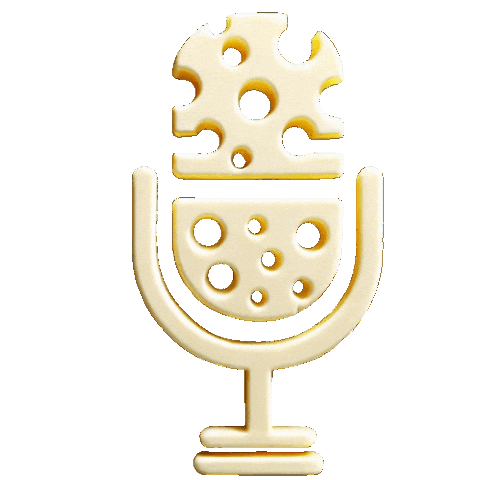 Cheese Microphone Sticker by patchworkgilde