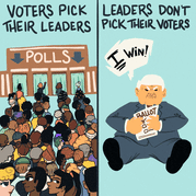 Voters pick their leaders, leaders don't pick their voters.