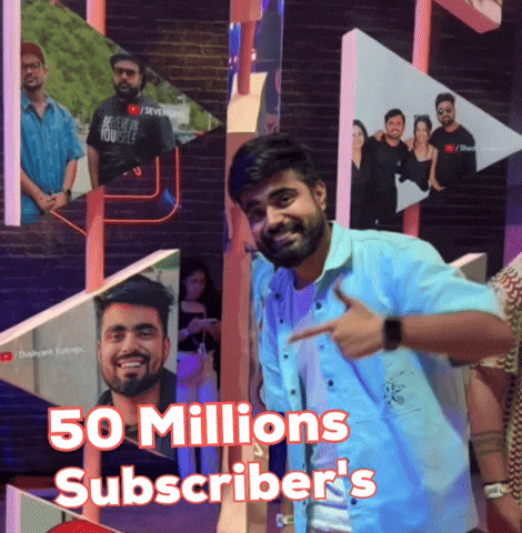 50 Million Subscriber GIF