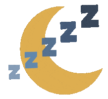 Tired Good Night Sticker