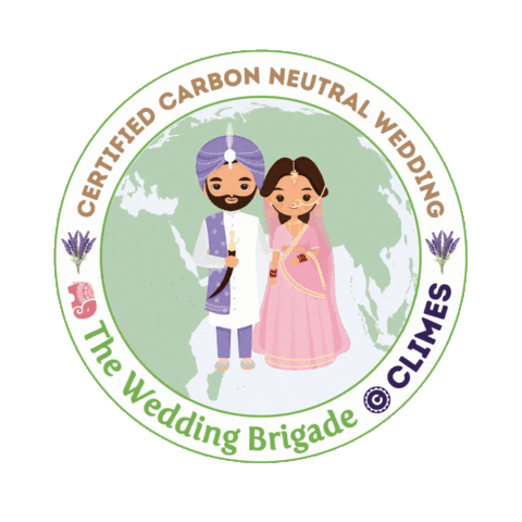 Carbon Neutral Wedding Sticker by The Wedding Brigade