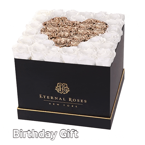 EternalRoses birthday gifts eternal roses infinity roses roses in a box GIF