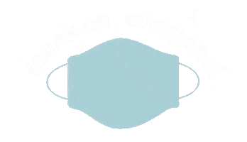 Mask Sticker by Perky Preen Co.