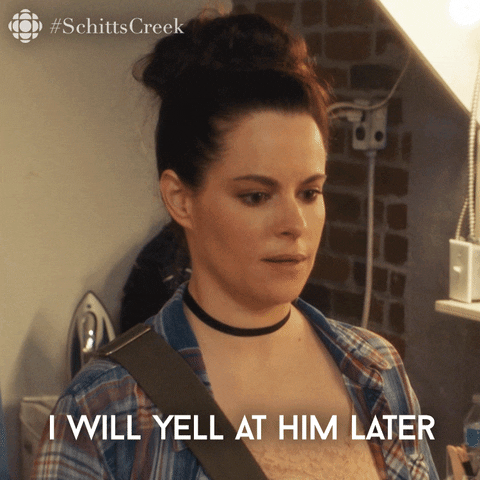 yell emily hampshire GIF by CBC