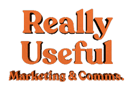 Really Useful Sticker by Really Useful Marketing & Comms.