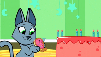 Happy Birthday Cat GIF by The High Meows