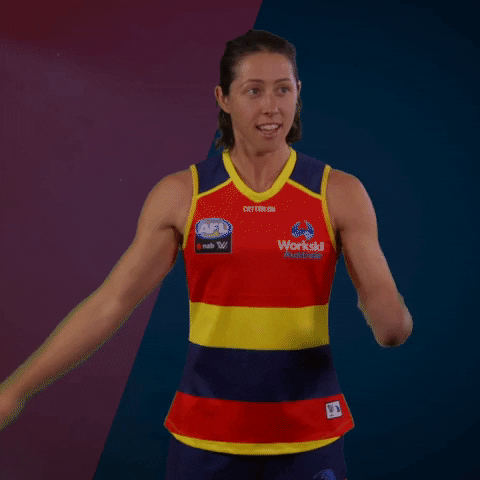 Dance Sprinkler GIF by Adelaide Crows