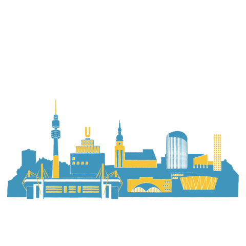 Frame Ruhrgebiet Sticker by Dortmundatwork