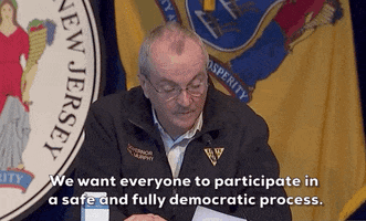 Phil Murphy Vote By Mail GIF by GIPHY News