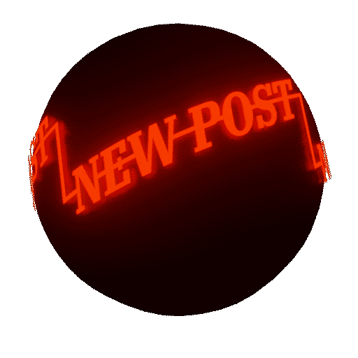 3D New Post Sticker