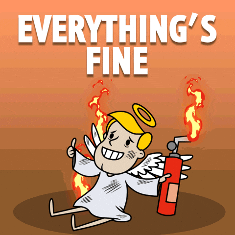 Everything Is Fine Christmas GIF by Adventure Capitalist