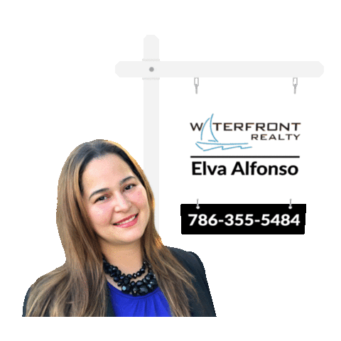 Elva Alfonso - Miami Waterfront Realty Sticker