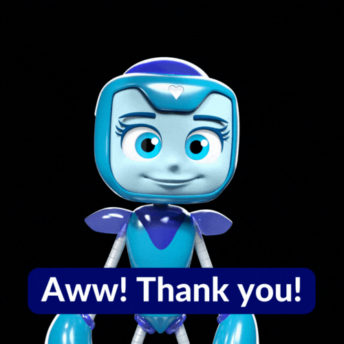 Thanks Thank You GIF by Blue Studios