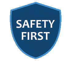 Safety First Sticker by Miha Bodytec Poland