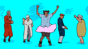 Dance Yes GIF by Gifes Con Ensalada