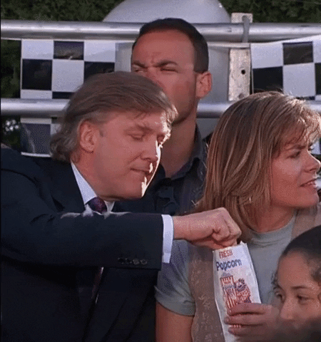 Trump Fun Popcorn GIF