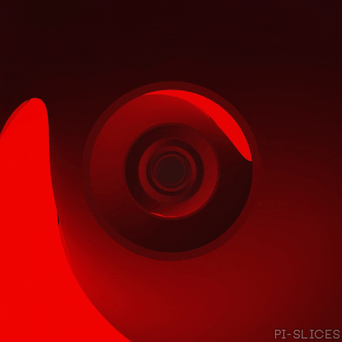 pislices loop trippy 3d red GIF