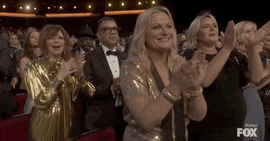 Amy Poehler Clap GIF by Emmys