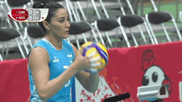 Argentina Kiss GIF by Volleyball World